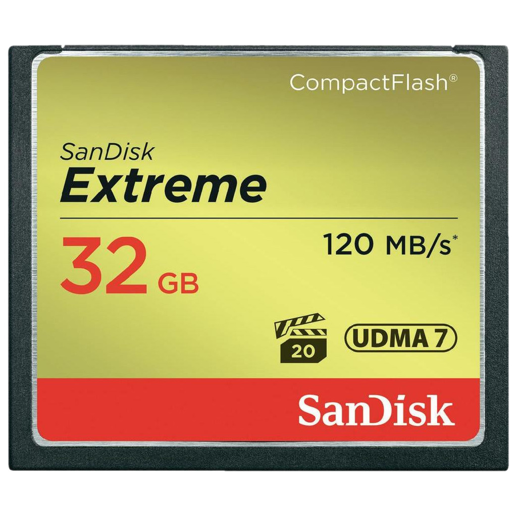 Sandisk CF Extreme 32GB 120mb/s bestellen