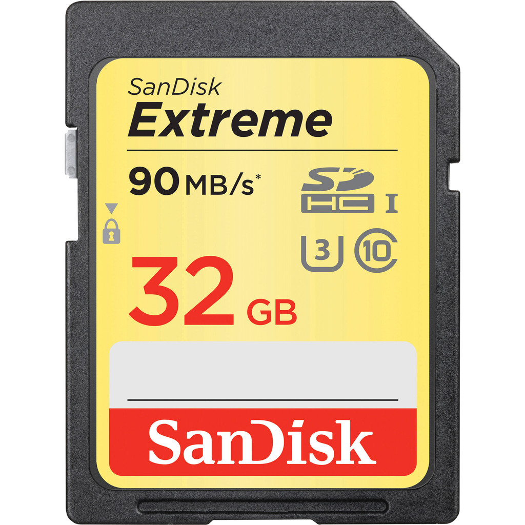 Sandisk SDHC Extreme 32GB 90MB/s Class 10 bestellen