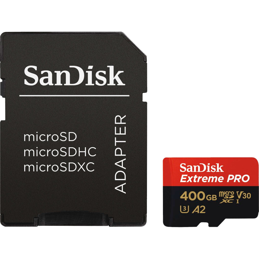 SanDisk MicroSDXC Extreme PRO 400GB 170MB/s + SD Adapter bestellen
