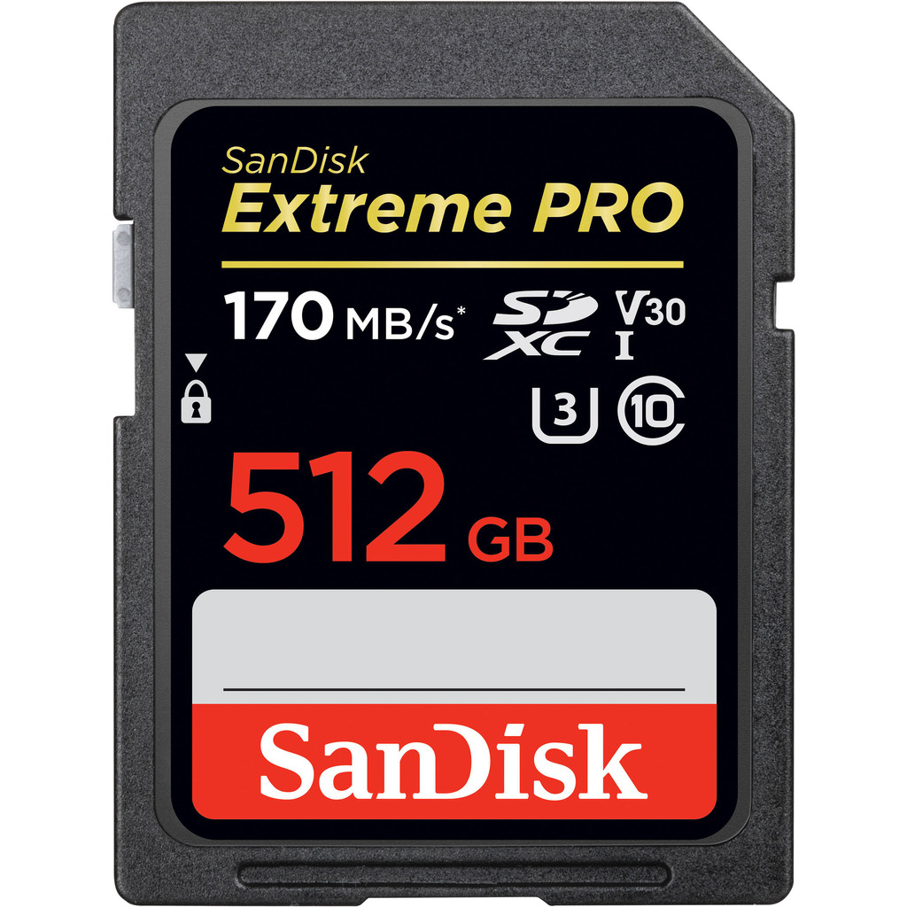 SanDisk SDXC Extreme Pro 512GB 170MB/s bestellen
