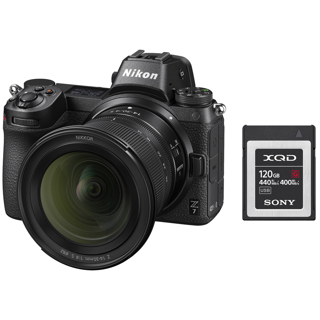 Nikon Z6 + Nikkor Z 14-30mm f/4 S + 120 GB XQD Geheugenkaart bestellen