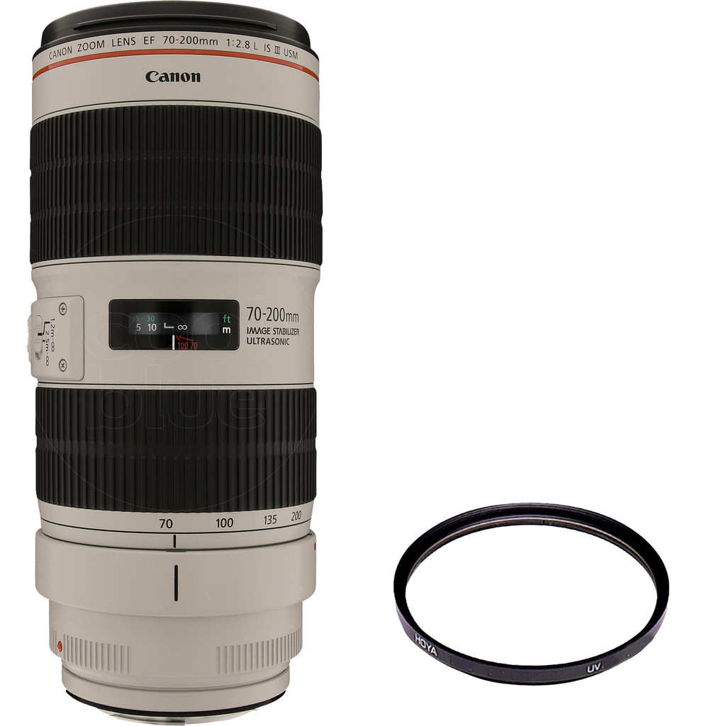 Canon EF 70-200mm f/2.8L IS III USM + Hoya HDX UV 77mm bestellen