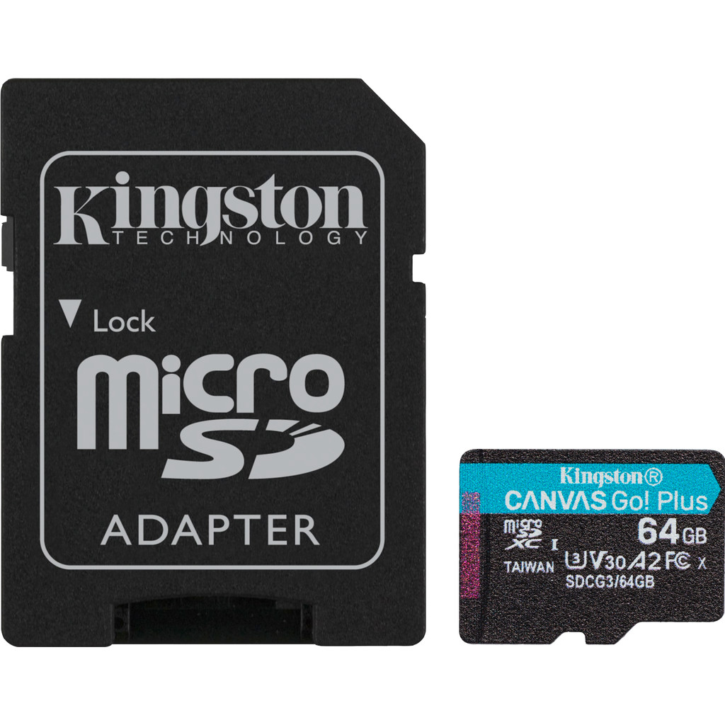Kingston microSDXC Canvas Go Plus 64GB bestellen