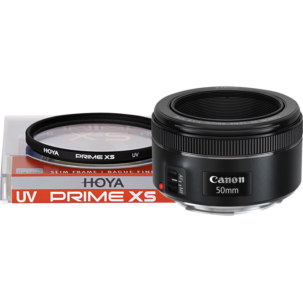 Canon EF 50mm f/1.8 STM + UV-filter bestellen