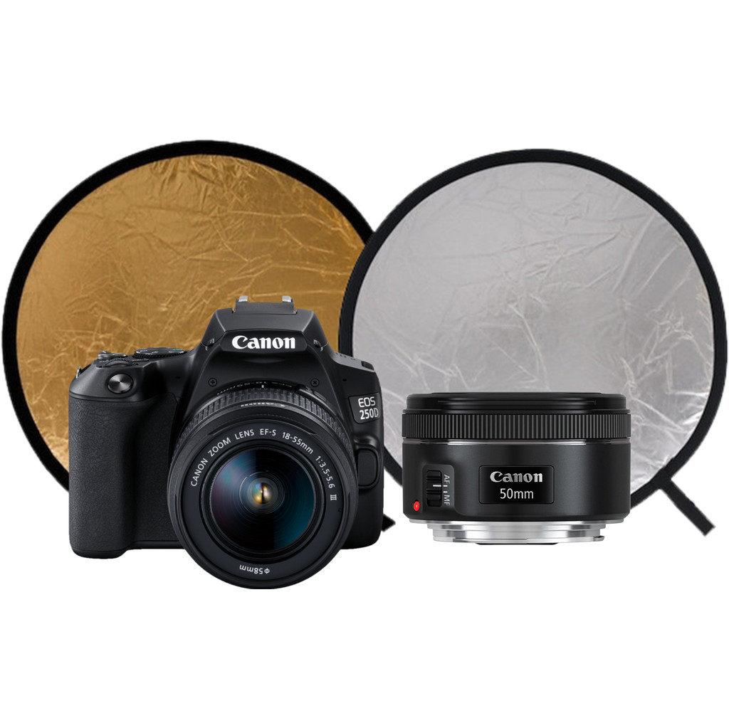 Canon EOS 250D – Starterskit + Portretlens bestellen