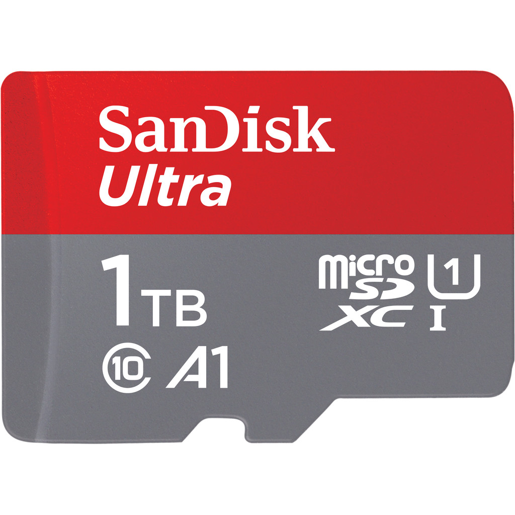 SanDisk MicroSDHC Ultra 1TB 120 MB/s CL10 A1 UHS-1 + SD Adap bestellen